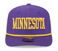 New Era Adjustable Hat OSFA / Purple Adult Minnesota Vikings New Era Purple Wordmark 9SEVENTY Stretch-Snapback Hat - Men's