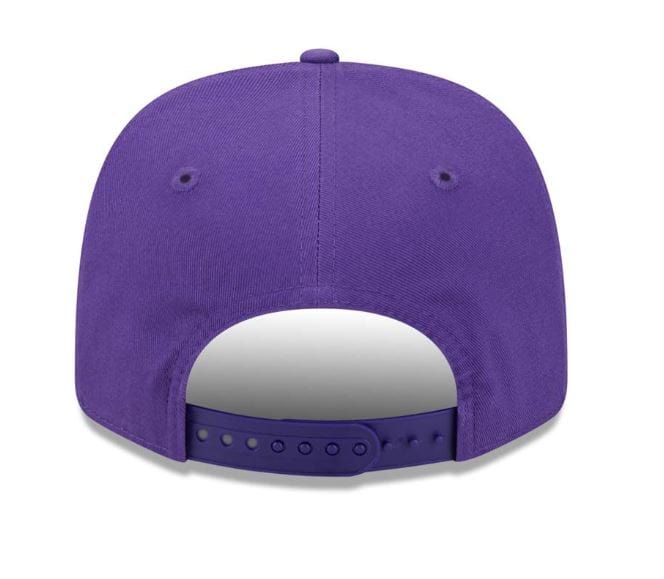 New Era Adjustable Hat OSFA / Purple Adult Minnesota Vikings New Era Purple Wordmark 9SEVENTY Stretch-Snapback Hat - Men's