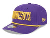 New Era Adjustable Hat OSFA / Purple Adult Minnesota Vikings New Era Purple Wordmark 9SEVENTY Stretch-Snapback Hat - Men's