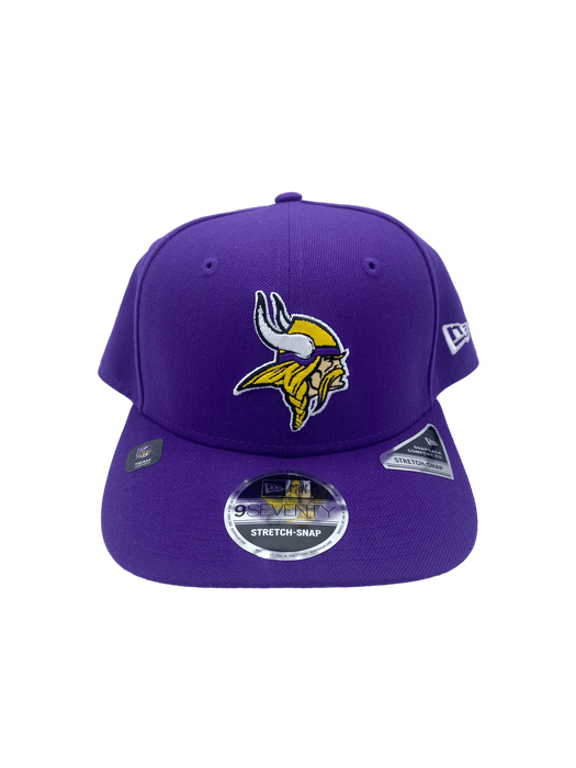 New Era Adjustable Hat OSFA / Purple Minnesota Vikings New Era Purple Basic 9SEVENTY Stretch-Snapback Hat