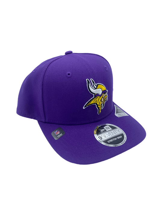 New Era Adjustable Hat OSFA / Purple Minnesota Vikings New Era Purple Basic 9SEVENTY Stretch-Snapback Hat