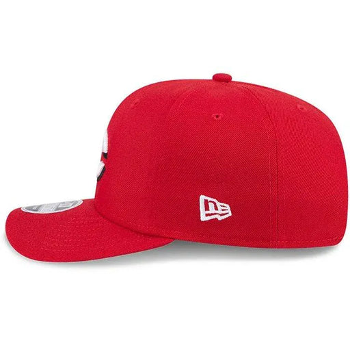 New Era Adjustable Hat OSFA / Red Adult Cincinnati Reds New Era Red Replica Team Logo 9SEVENTY Stretch-Snapback Hat - Men's