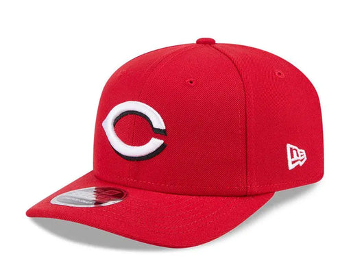 New Era Adjustable Hat OSFA / Red Adult Cincinnati Reds New Era Red Replica Team Logo 9SEVENTY Stretch-Snapback Hat - Men's