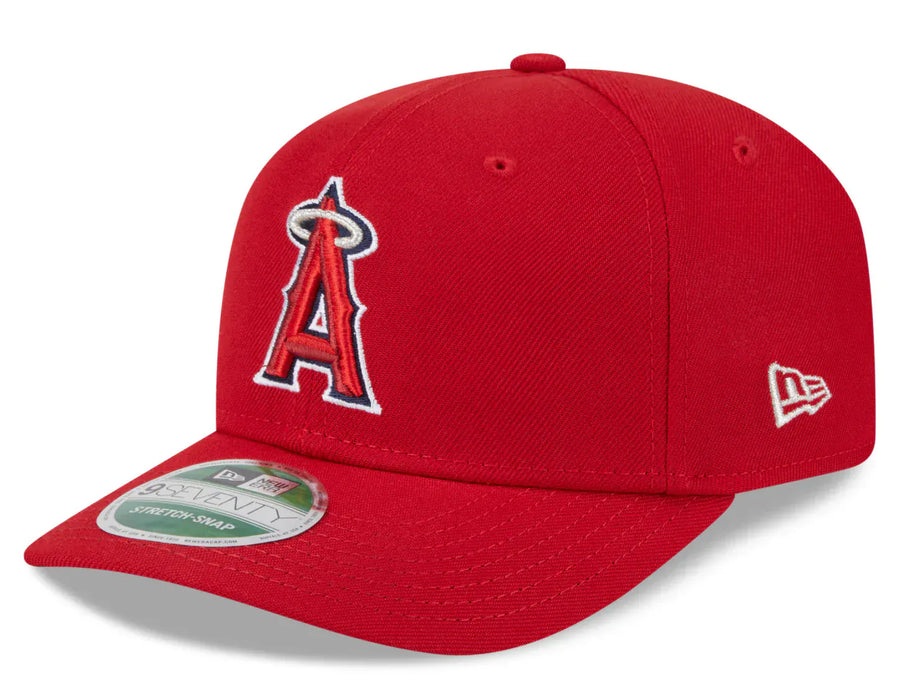 New Era Adjustable Hat OSFA / Red Adult Los Angeles Angels New Era Red Replica Team Logo 9SEVENTY Stretch-Snapback Hat - Men's