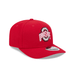 New Era Adjustable Hat OSFA / Red Adult Ohio State Buckeyes New Era Red Replica Team Logo 9SEVENTY Stretch-Snapback Hat - Men's