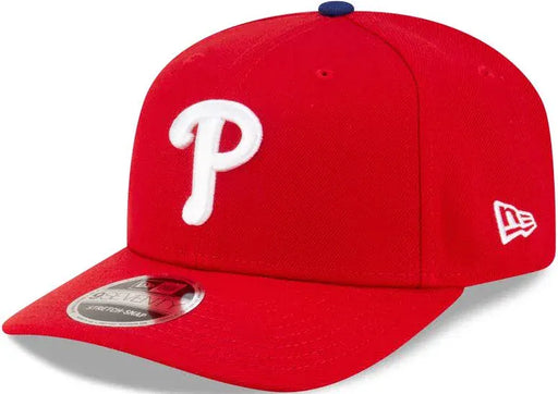 New Era Adjustable Hat OSFA / Red Adult Philadelphia Phillies New Era Red Replica Team Logo 9SEVENTY Stretch-Snapback Hat - Men's