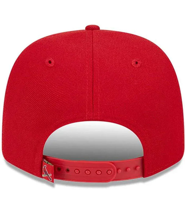 New Era Adjustable Hat OSFA / Red Adult St. Louis Cardinals New Era Red Replica Team Logo 9SEVENTY Stretch-Snapback Hat - Men's