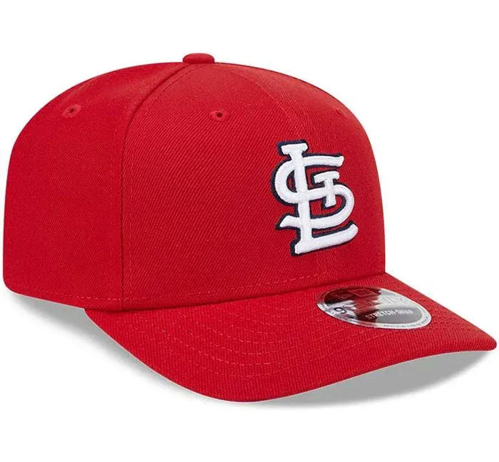 New Era Adjustable Hat OSFA / Red Adult St. Louis Cardinals New Era Red Replica Team Logo 9SEVENTY Stretch-Snapback Hat - Men's