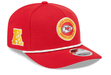 New Era Adjustable Hat OSFA / Red Kansas City Chiefs New Era Red 2024 Sideline Roper 9SEVENTY Stretch-Snapback Hat