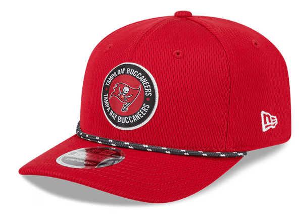 New Era Adjustable Hat OSFA / Red Tampa Bay Buccaneers New Era Red 2024 Sideline Roper 9SEVENTY Stretch-Snapback Hat