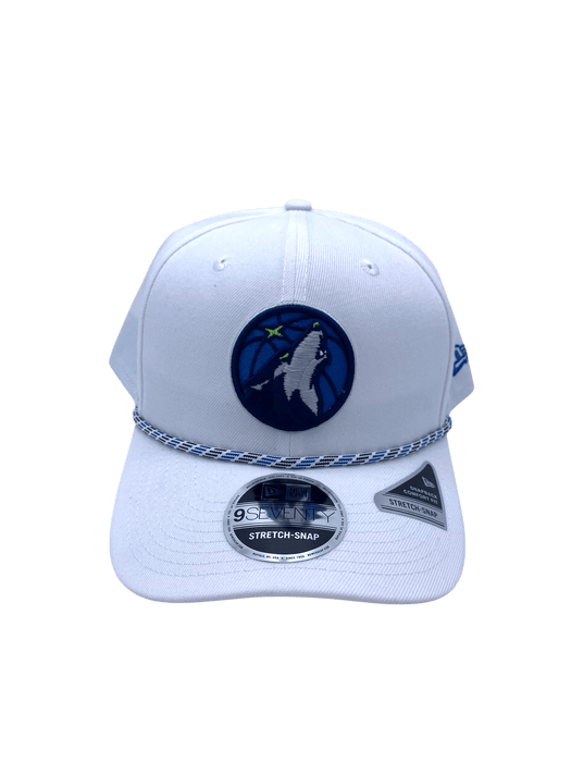 Adult Minnesota Timberwolves New Era White Multi Roper 9SEVENTY Stretch-Snapback Hat - Men's