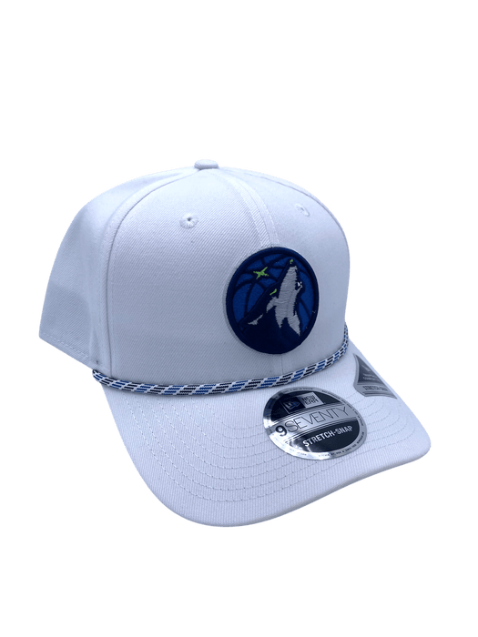 Adult Minnesota Timberwolves New Era White Multi Roper 9SEVENTY Stretch-Snapback Hat - Men's