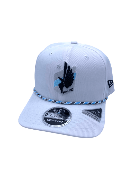 Adult Minnesota United FC New Era White Multi Roper 9SEVENTY Stretch-Snapback Hat - Men's
