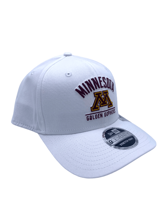 New Era Adjustable Hat OSFA / White Minnesota Golden Gophers New Era White 9SEVENTY Stretch-Snapback Hat