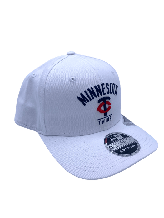 New Era Adjustable Hat OSFA / White Minnesota Twins New Era White 9SEVENTY Stretch-Snapback Hat