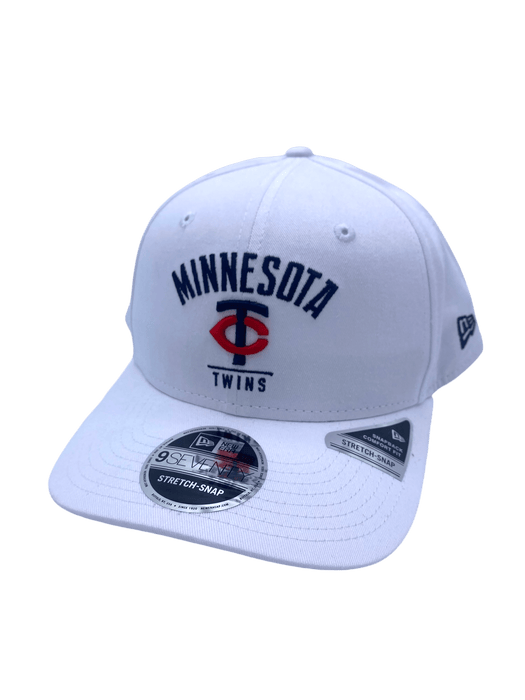 New Era Adjustable Hat OSFA / White Minnesota Twins New Era White 9SEVENTY Stretch-Snapback Hat