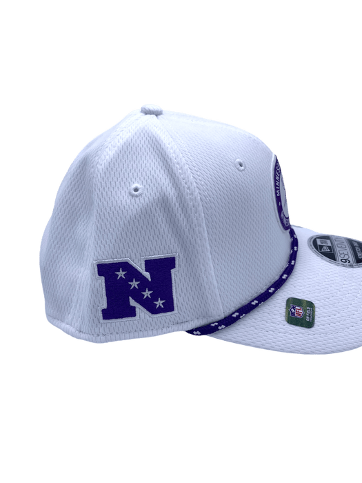 New Era Adjustable Hat OSFA / White Minnesota Vikings New Era White 2024 Winter Warrior Sideline Roper 9SEVENTY Stretch-Snapback Hat