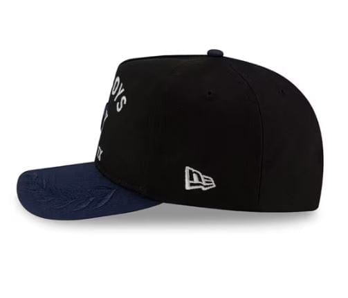 Adult Dallas Cowboys New Era Black 2025 NFL Draft 9FIFTY A-Frame Adjustable Snapback Hat - Men's