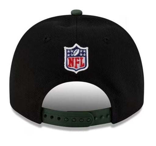 New Era Adjustable Hat OSFM / Black Adult Green Bay Packers New Era Black 2025 NFL Draft 9FIFTY A-Frame Adjustable Snapback Hat - Men's