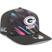 New Era Adjustable Hat OSFM / Black Adult Green Bay Packers New Era Black 2026 NFL Crucial Catch 9SEVENTY Adjustable Hat - Men's