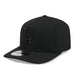 New Era Adjustable Hat OSFM / Black Adult Los Angeles Dodgers LA 9FIFTY A-Frame Curved Black on Black Snapback Hat - Men's