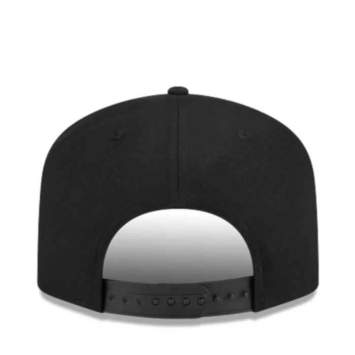 New Era Adjustable Hat OSFM / Black Adult Los Angeles Dodgers LA 9FIFTY A-Frame Curved Black on Black Snapback Hat - Men's