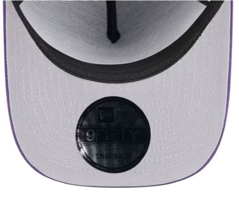 New Era Adjustable Hat OSFM / Black Adult Minnesota Vikings New Era Black 2025 NFL Draft 9FIFTY A-Frame Adjustable Snapback Hat - Men's