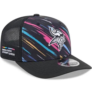 New Era Adjustable Hat OSFM / Black Adult Minnesota Vikings New Era Black 2026 NFL Crucial Catch 9SEVENTY Adjustable Hat - Men's