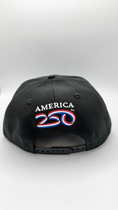 New Era Adjustable Hat OSFM / Black Adult USA Hockey New Era Black A-Frame 9FIFTY Adjustable Snapback Hat - Men's