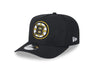 New Era Adjustable Hat OSFM / Black Boston Bruins New Era Black A-Frame 9FIFTY Adjustable Snapback Hat