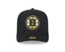 New Era Adjustable Hat OSFM / Black Boston Bruins New Era Black A-Frame 9FIFTY Adjustable Snapback Hat