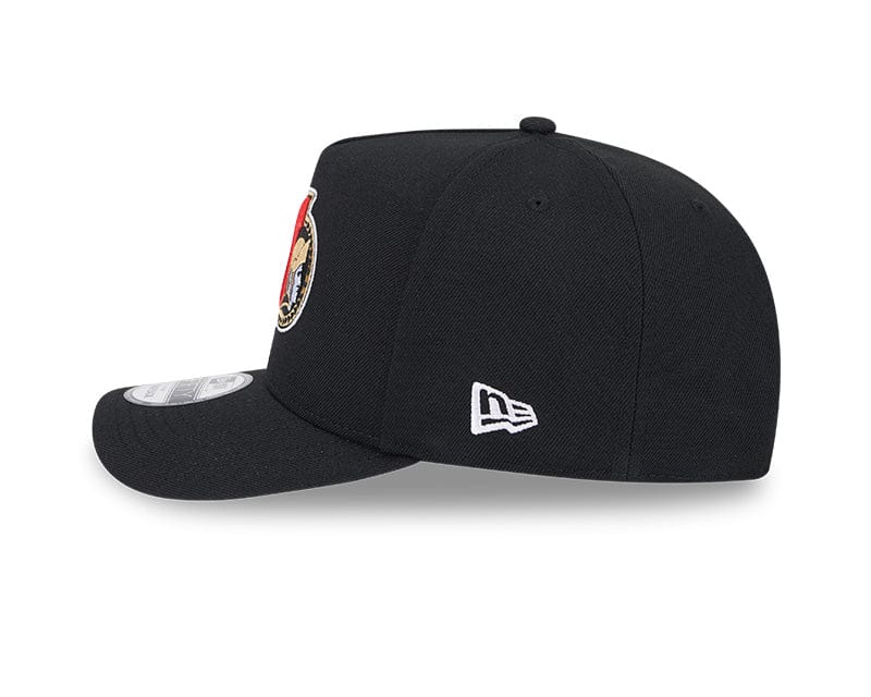 New Era Adjustable Hat OSFM / Black Ottawa Senators New Era Black A-Frame 9FIFTY Adjustable Snapback Hat