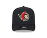 New Era Adjustable Hat OSFM / Black Ottawa Senators New Era Black A-Frame 9FIFTY Adjustable Snapback Hat