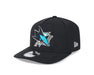 New Era Adjustable Hat OSFM / Black San Jose Sharks New Era Teal A-Frame 9FIFTY Adjustable Snapback Hat