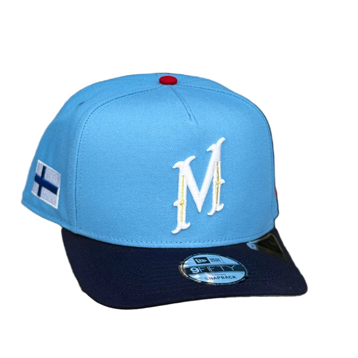 New Era Adjustable Hat OSFM / blue Adult Minnesota Wild New Era Mikko A-Frame 9FIFTY Adjustable Snapback Hat - Men's
