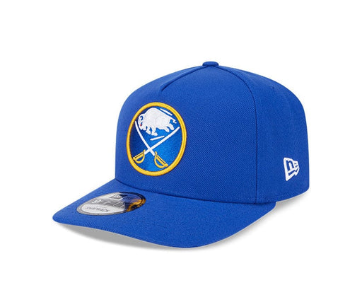 New Era Adjustable Hat OSFM / Blue Buffalo Sabres New Era Blue A-Frame 9FIFTY Adjustable Snapback Hat