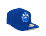 New Era Adjustable Hat OSFM / Blue Edmonton Oilers New Era Blue A-Frame 9FIFTY Adjustable Snapback Hat