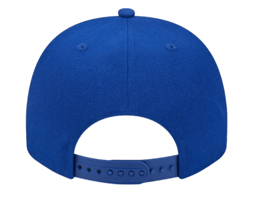 New Era Adjustable Hat OSFM / Blue Kansas Jayhawks New Era Blue Script A-Frame 9FIFTY Adjustable Snapback Hat- Men's