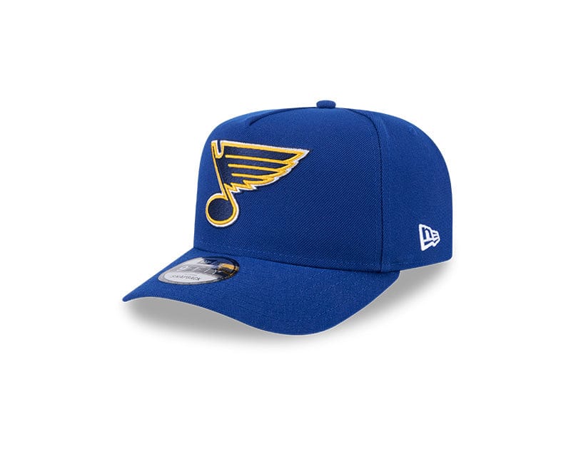 New Era Adjustable Hat OSFM / Blue St. Louis Blues New Era Blue A-Frame 9FIFTY Adjustable Snapback Hat