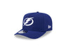 New Era Adjustable Hat OSFM / Blue Tampa Bay Lightning New Era Blue A-Frame 9FIFTY Adjustable Snapback Hat