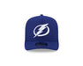 New Era Adjustable Hat OSFM / Blue Tampa Bay Lightning New Era Blue A-Frame 9FIFTY Adjustable Snapback Hat