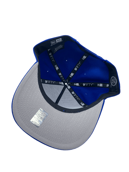 New Era Adjustable Hat OSFM / Blue Vancouver Canucks New Era Blue A-Frame 9FIFTY Adjustable Snapback Hat