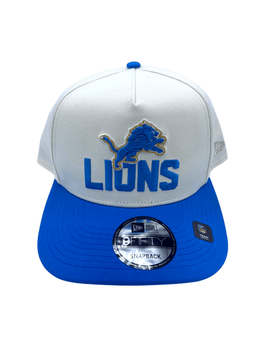 New Era Adjustable Hat OSFM / Chrome Adult Detroit Lions New Era x Pro Image Chrome A-Frame 9FIFTY Adjustable Snapback Hat - Men's