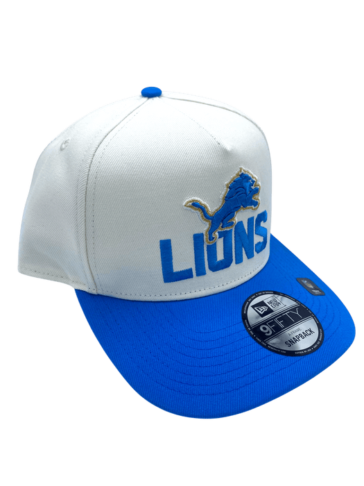 New Era Adjustable Hat OSFM / Chrome Adult Detroit Lions New Era x Pro Image Chrome A-Frame 9FIFTY Adjustable Snapback Hat - Men's