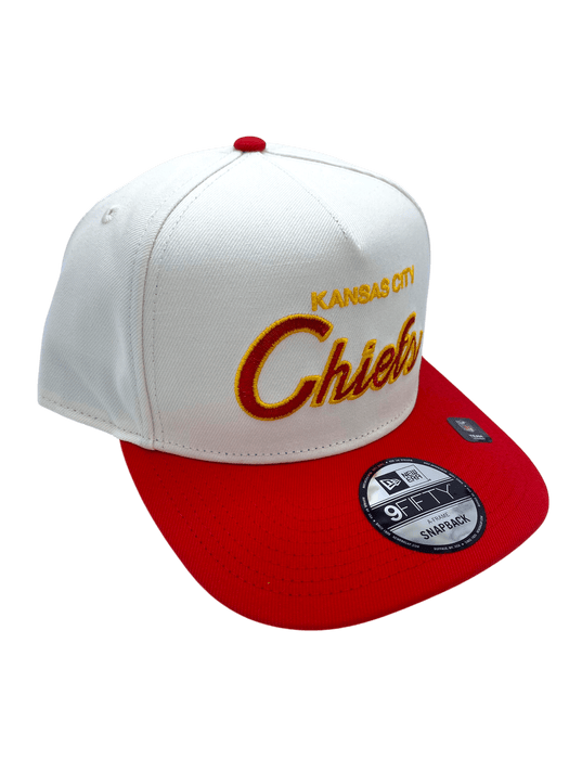 New Era Adjustable Hat OSFM / Chrome Adult Kansas City Chiefs New Era x Pro Image Chrome A-Frame 9FIFTY Adjustable Snapback Hat - Men's