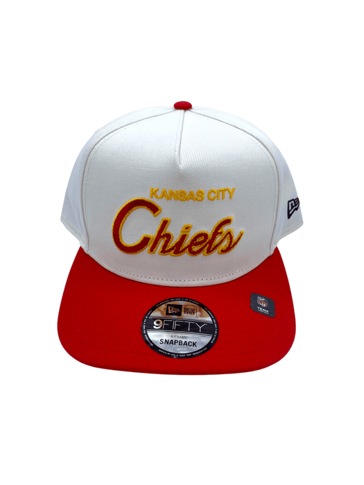 New Era Adjustable Hat OSFM / Chrome Adult Kansas City Chiefs New Era x Pro Image Chrome A-Frame 9FIFTY Adjustable Snapback Hat - Men's