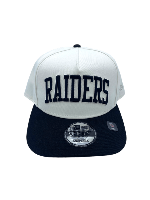 New Era Adjustable Hat OSFM / Chrome Adult Las Vegas Raiders New Era x Pro Image Chrome A-Frame 9FIFTY Adjustable Snapback Hat - Men's