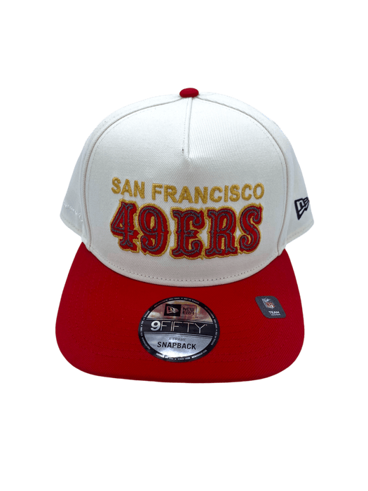 New Era Adjustable Hat OSFM / Chrome Adult San Francisco 49ers New Era x Pro Image Chrome A-Frame 9FIFTY Adjustable Snapback Hat - Men's