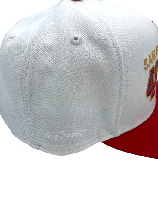 New Era Adjustable Hat OSFM / Chrome Adult San Francisco 49ers New Era x Pro Image Chrome A-Frame 9FIFTY Adjustable Snapback Hat - Men's