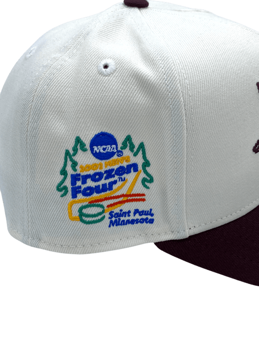 New Era Adjustable Hat OSFM / Chrome/Maroon Adult Minnesota Golden Gophers New Era Chrome/Maroon A-Frame 9FIFTY Adjustable Snapback Hat - Men's